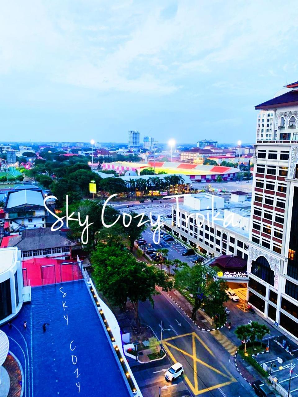 Sky Cozy Troika Residence: Pool & City View Apartments Kota Bharu Exterior photo