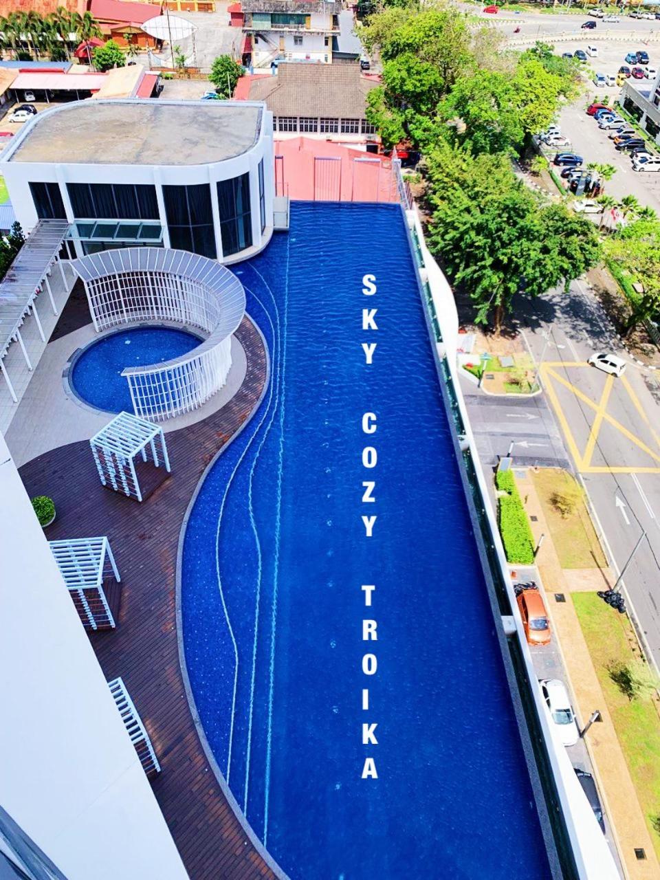 Sky Cozy Troika Residence: Pool & City View Apartments Kota Bharu Exterior photo